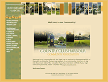 Tablet Screenshot of countryclubharbour.com